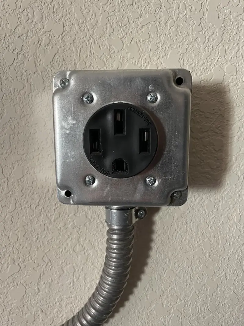 NEMA 14-50 outlet installed for Smart Home Electrical in Savage
